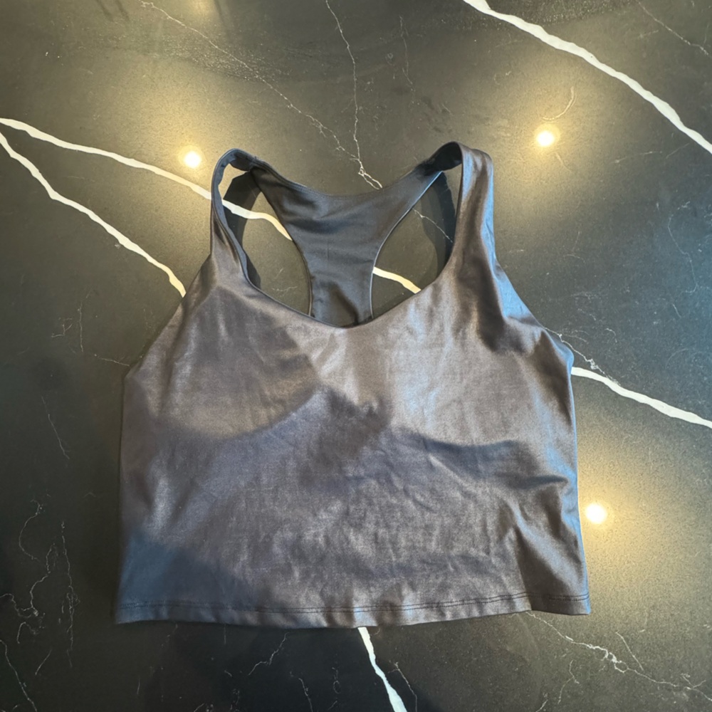 Black Racerback Tank Top